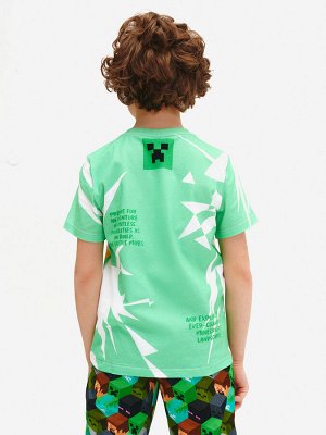 Яркая футболка из хлопка с тематическим принтом