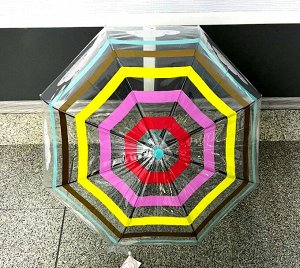 Зонтик трость прозрачный детский