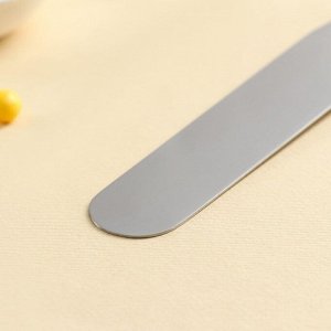 Лопатка-палетка с деревянной ручкой, прямая, 26,5 см