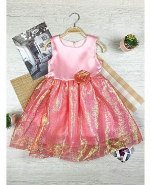 Розовое платье для девочки Цвет: розовый