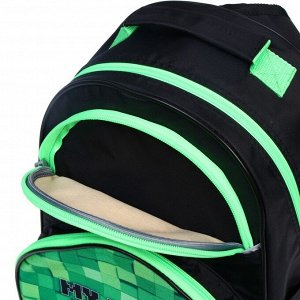 Рюкзак школьный, эргономичная спинка «Гейм», 37 х 26 х 13 см