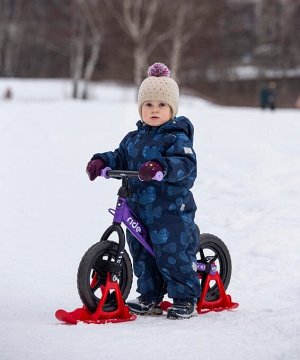 Снегокат-беговел Loo, фиолетовый