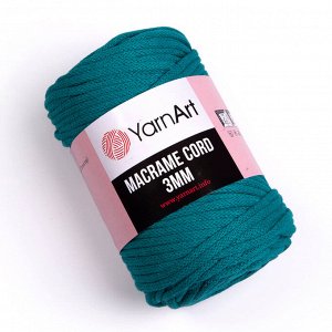 Пряжа YarnArt Macrame Cord 3MM цвет №783 тёмно-бирюзовый