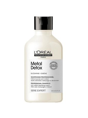 L'Oreal Professionnel / Serie Expert Metal Detox Шампунь для восстановления окрашенных волос, 300 мл