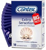 Презервативы Contex Extra Sensation, 18 шт