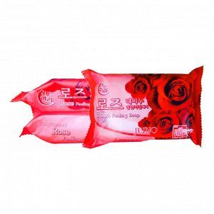 Peeling Soap Rose Косметическое мыло с розой 150 гр, Корея