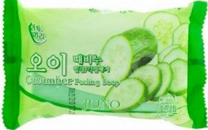 3292418 Juno Peeling Soap Cucumber Косметическое мыло с экстрактом огурца 150гр  1/120