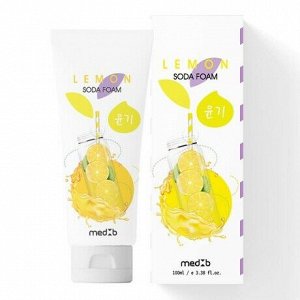 220804 MedB Lemon Soda Foam Пенка для умывания с пищевой содой и лимоном 100мл  1/100