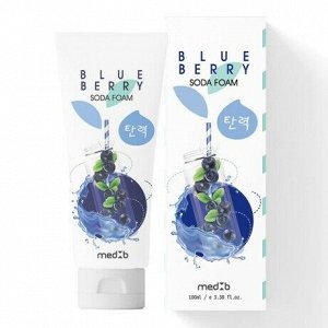 MedB/ Blueberry Soda Foam Пенка для умывания с пищевой содой и черникой 100мл  1/100