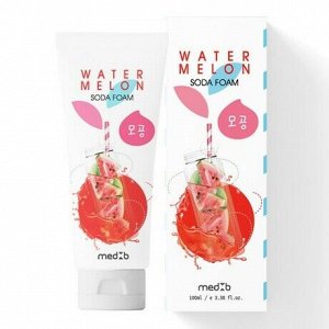 220835 MedB Watermelon Soda Foam Пенка для умывания с пищевой содой и арбузом 100мл  1/100