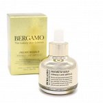 Bergamo Антивозрастная ампульная сыворотка с экстрактом коллоидного золотаPremium Gold Wrinkle Care Ampoule