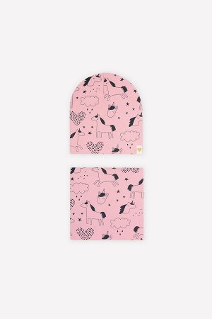 Комплект для девочки Crockid К 8125 розовый жемчуг, единорожки