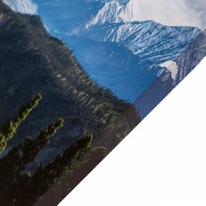 Картина на холсте "Долина гор" 60х100 см
