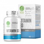 Nature Foods Vitamin D3 2000IU 100caps Витамин Д