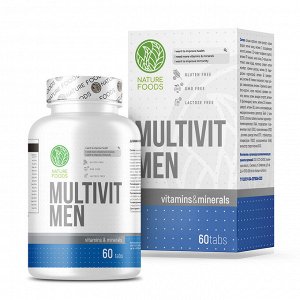 Витамины для мужчин Nature Foods Multi Men - 60 таблеток