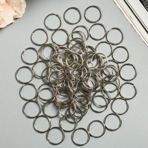 Основа для брелока кольцо металл серебро 2,5х2,5 см
