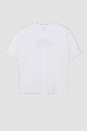 Футболка белая OVERSIZE