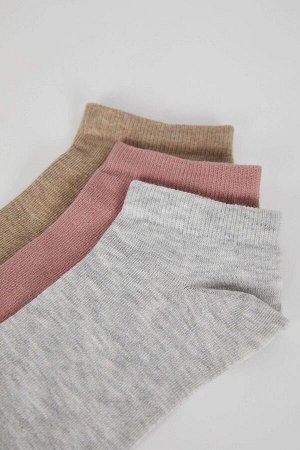Женские хлопковые носки из 3 пар пинеток