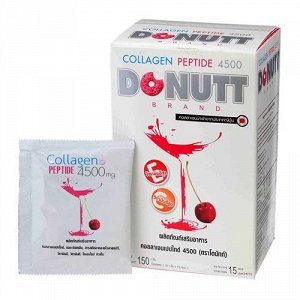НОВИНКА! Питьевой морской коллаген со вкусом вишни Donutt Collagen Peptide 4500mg