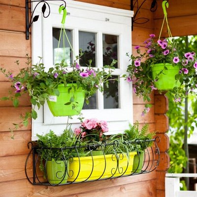 Экспресс! Всё для дачи, растений и отдыха на природе — Подвесные кашпо, балконные ящики