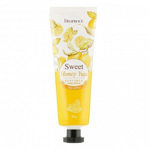 Deoproce Крем для рук парфюмированный с цитроном / Sweet Honey Yuja Perfumed Hand Cream, 50 мл