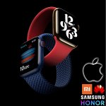 Защитные стекла и ремешки Apple Watch, Samsung, Mi Band 5-8