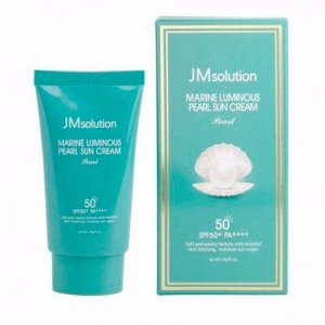 JMSOLUTION MARINE LUMINOUS PEARL SUN CREAM Pearl 50ml Увлажняющий солнцезащитный крем с жемчугом 50мл