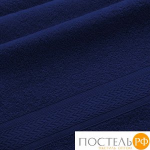 УтрТс1018400 Утро темно-синий 100*180 махровое полотенце Г/К 400 г Махровые изделия Comfort Life