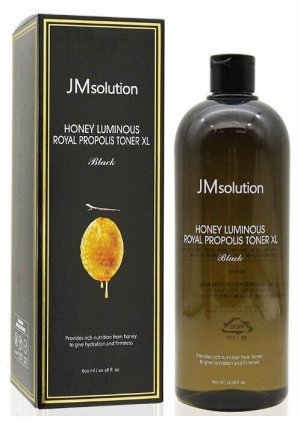 JM SOLUTION HONEY LUMINOUS ROYAL PROPOLIS TONER XL 600ml Тонер для лица с экстрактом прополиса 600мл