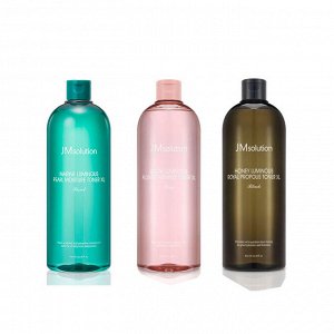 JM SOLUTION GLOW LUMINOUS FLOWER TONER XL Rose 600ml Тонер для лица с экстрактом розы 600мл