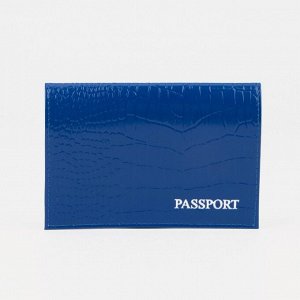 Обложка для паспорта, цвет синий 2891524