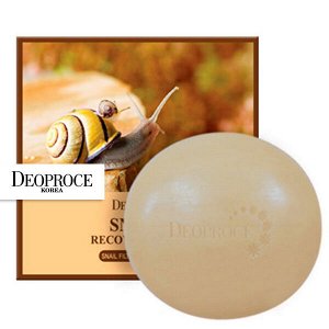Восстанавливающее мыло с муцином улитки Deoproce Snail Recovery Soap, 100г