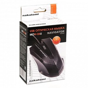 Мышь оптическая Nakatomi Navigator MON-04U (black)