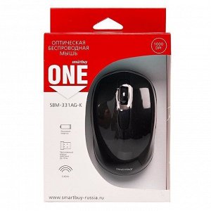 Мышь оптическая беспроводная Smart Buy SBM-331AG-K ONE (black)