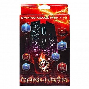 Мышь оптическая Dialog Gan-Kata MGK-11U  (black)