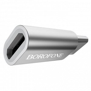 Адаптер Borofone BV4 Micro to Type-c Adapter (silver)