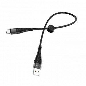 Кабель USB - Type-C Borofone BX32 Munificent  25см 3A (black)