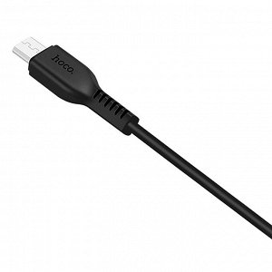 Кабель USB - micro USB Hoco X20 Desert Camel  300см 2,4A (black)