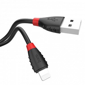 Кабель USB - Apple lightning Hoco X27 Excellent  120см 2,4A (black)