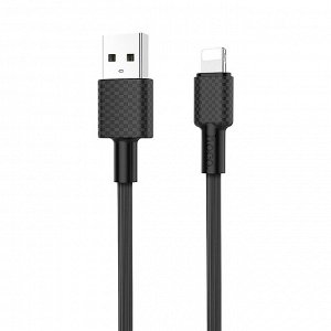 Кабель USB - Apple lightning Hoco X29 Superior  100см 2,4A (black)