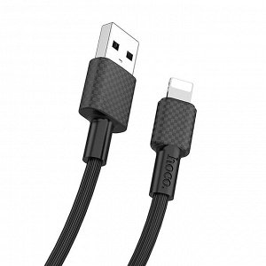 Кабель USB - Apple lightning Hoco X29 Superior  100см 2,4A (black)