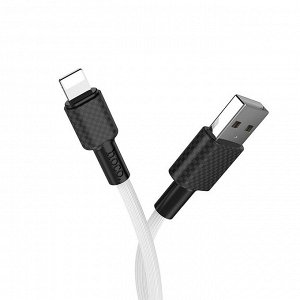 Кабель USB - Apple lightning Hoco X29 Superior  100см 2,4A  (white)