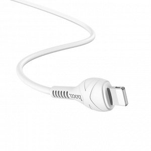Кабель USB - Apple lightning Hoco X37 Cool power  100см 2,4A  (white)