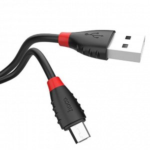 Кабель USB - micro USB Hoco X27 Excellent  120см 2,4A (black)