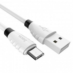 Кабель USB - micro USB Hoco X27 Excellent  120см 2,4A  (white)