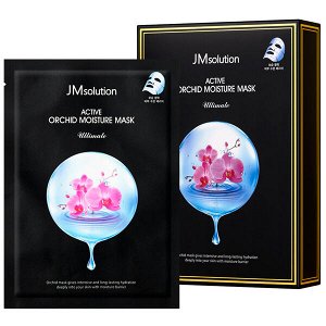 JM SOLUTION ACTIVE ORCHID MOISTURE MASK ULTIMATE 30ml Увлажняющая маска для лица с экстрактом орхидеи 30мл