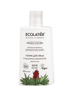 Тоник д/лица ECL ОЧИЩЕНИЕ &amp; УВЛАЖНЕНИЕ Серия ORGANIC ALOE VERA, 250 мл