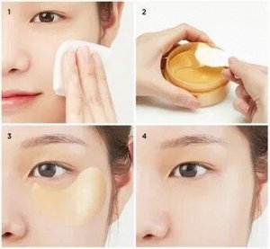 JM SOLUTION GOLDEN COCOON HOME ESTHETIC EYE PATCH 60ea Гидрогелевые патчи с протеинами шелка и золота 60шт