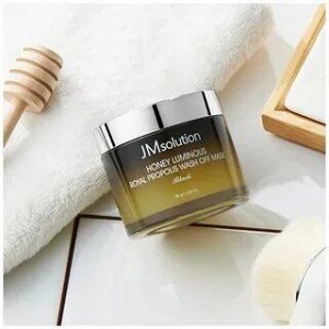 JM SOLUTION HONEY LUMINOUS ROYAL PROPOLIS WASH OFF MASK 80g Маска для лица с медовым комплексом 80г