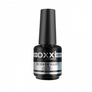 OXXI базовое покрытие для гель лака RUBBER Base Coat  8 мл